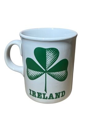 Vintage Ireland Shamrock Mug Made in England